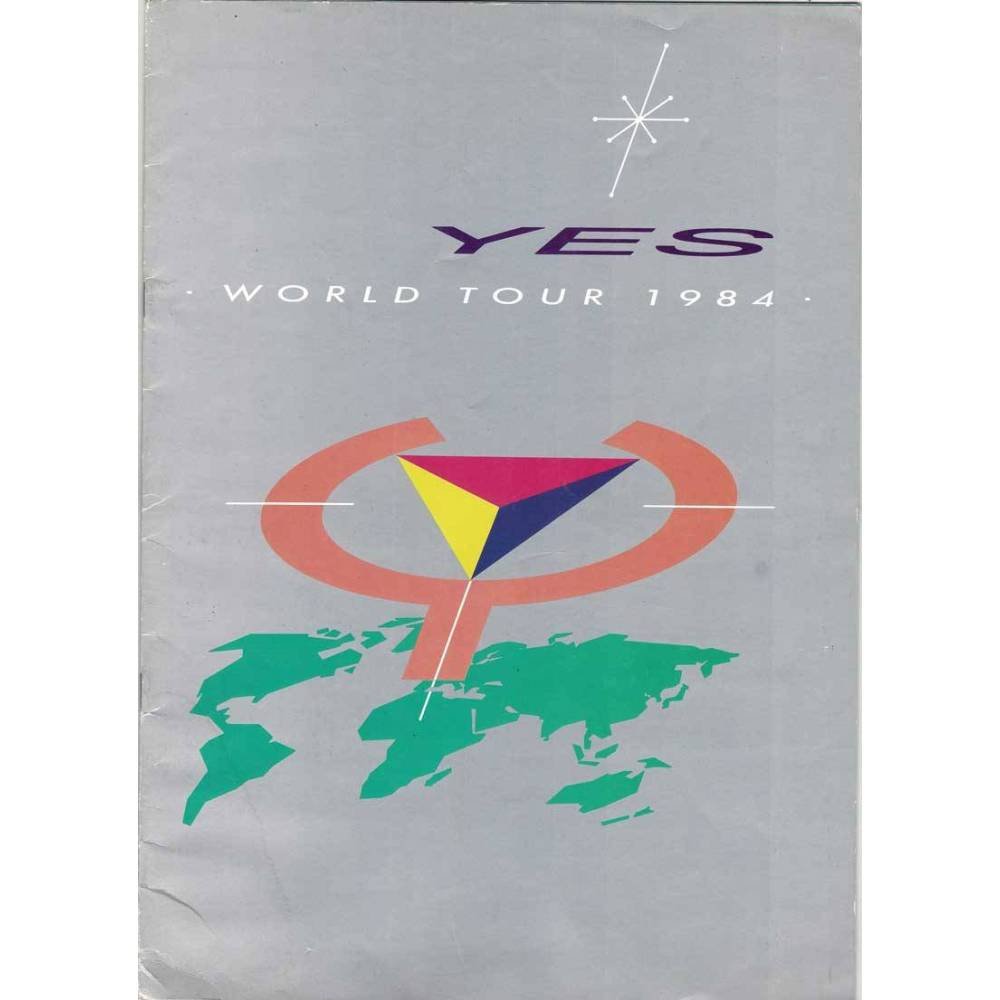 Yes World Tour 1984. Programa gira + entradas