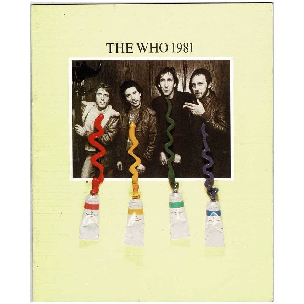 The Who 1981 Tour. Programa gira