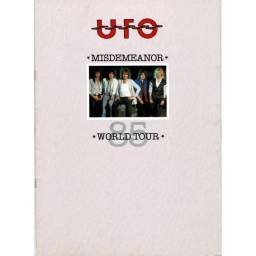 UFO Misdemeanor World Tour 1985. Programa gira