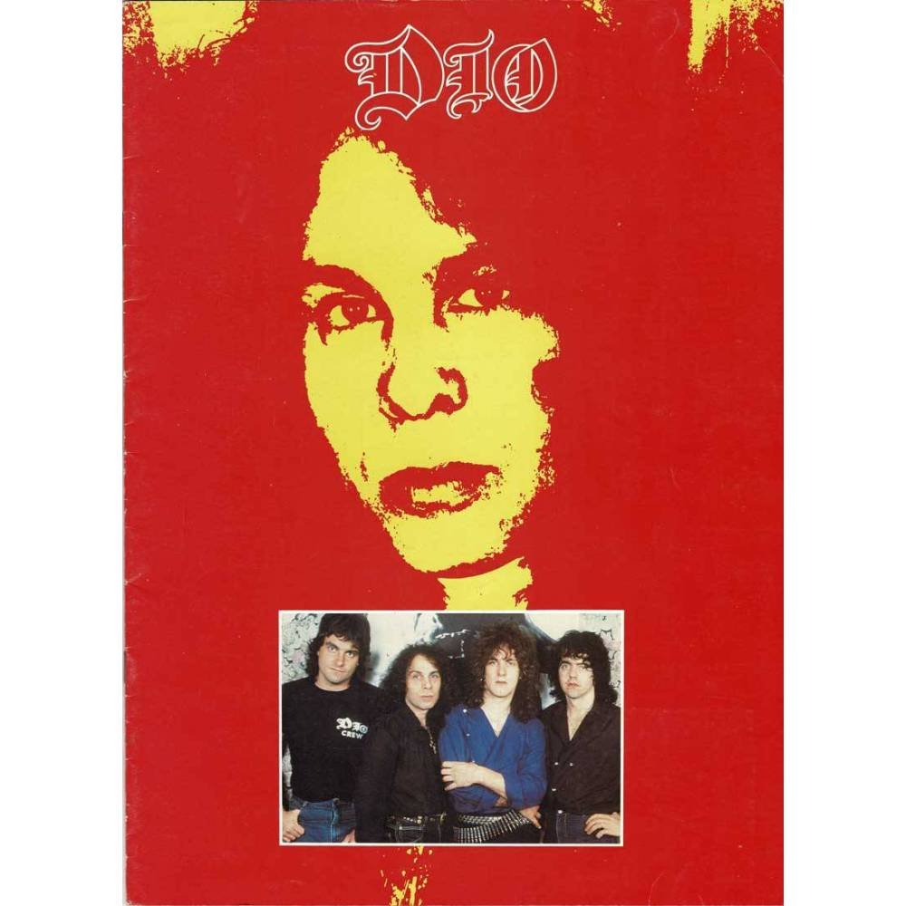 Dio Tour Book c.1983. Programa gira + entrada