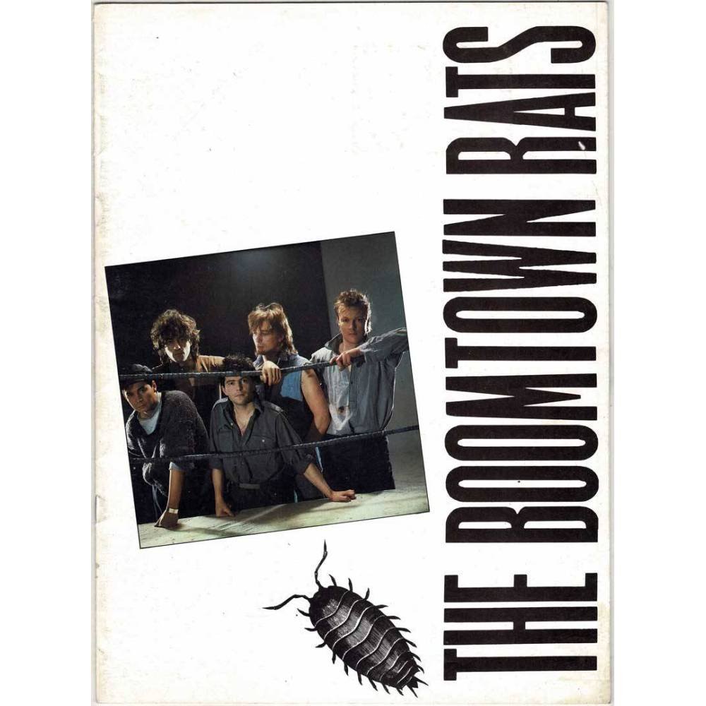 The Boomtown Rats 1985 Tour. Programa gira + entrada + flexidisc