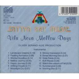 Oliver Serano-Alve - Vila Nova Mellow Days. CD