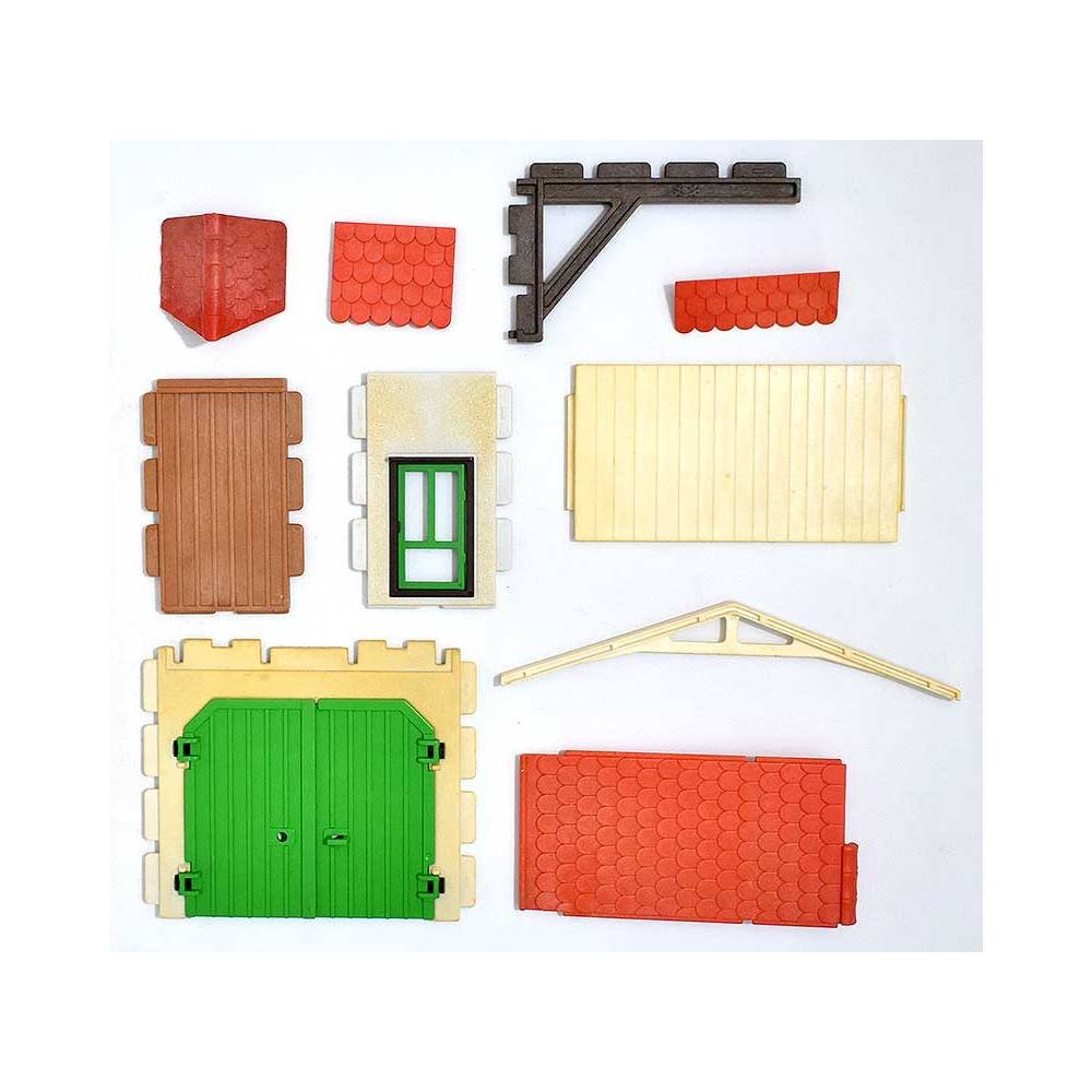 Playmobil. Lote de 10 piezas granja vintage