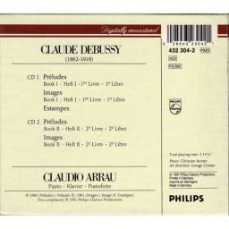 Claudio Arrau - Debussy. 2 x CD