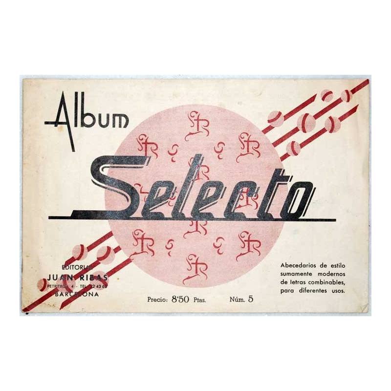 Album Selecto Nº 5. Abecedarios de estilo sumamente modernos de letras combinables