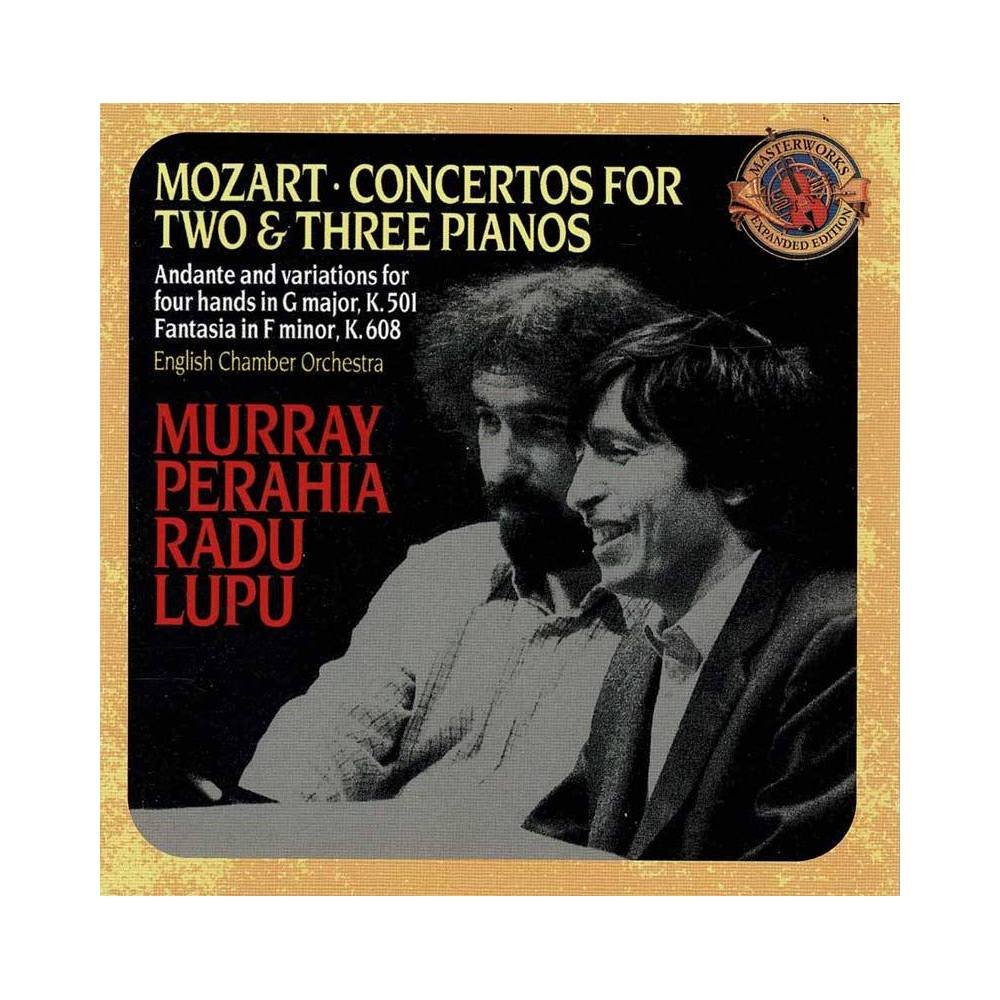 Mozart, Murray Perahia, Radu Lupu - Piano Concertos for Two & Three Pianos. CD