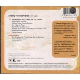 Beethoven, Claudio Abbado, Berliner Philharmonkier - Symphony No. 9. CD