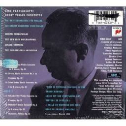 Zino Francescatti - Great Violin Concertos. 2 x CD