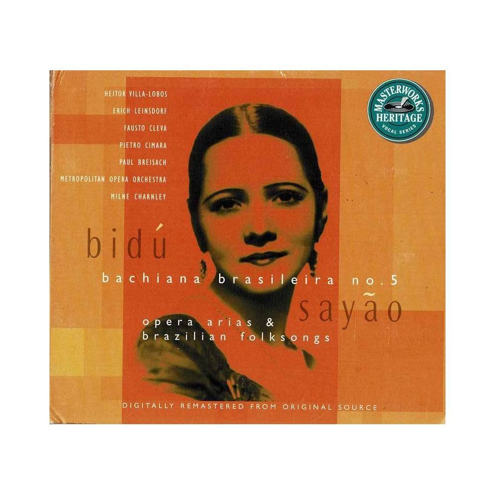 Bidú Sayão - Bachiana Brasiliera No. 5 Opera Arias & Brazilian Folksongs. CD