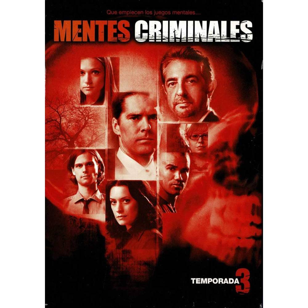 Mentes Criminales Temporada 3. 5 x DVD