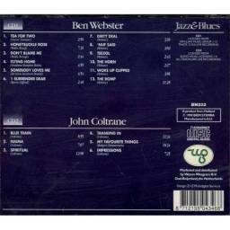 Ben Webster & John Coltrane - Jazz & Blues. Jazzax Heroes. 2 x CD