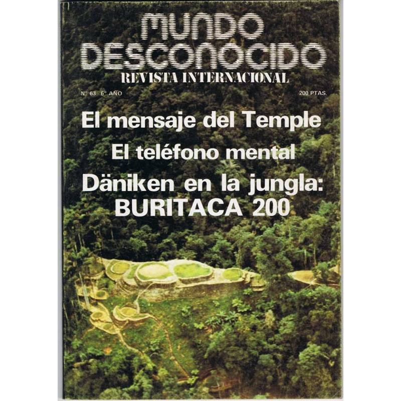 Revista Mundo Desconocido Nº 63. Septiembre 1981