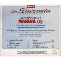 Alfredo Kraus - Tiempo de Zarzuela 3. Marina (1). CD