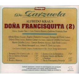 Alfredo Kraus - Tiempo de Zarzuela 8. Doña Francisquita (2). CD