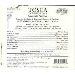 Giacomo Puccini, Alexander Rahbari - Tosca in Barcelona. 2 x CD