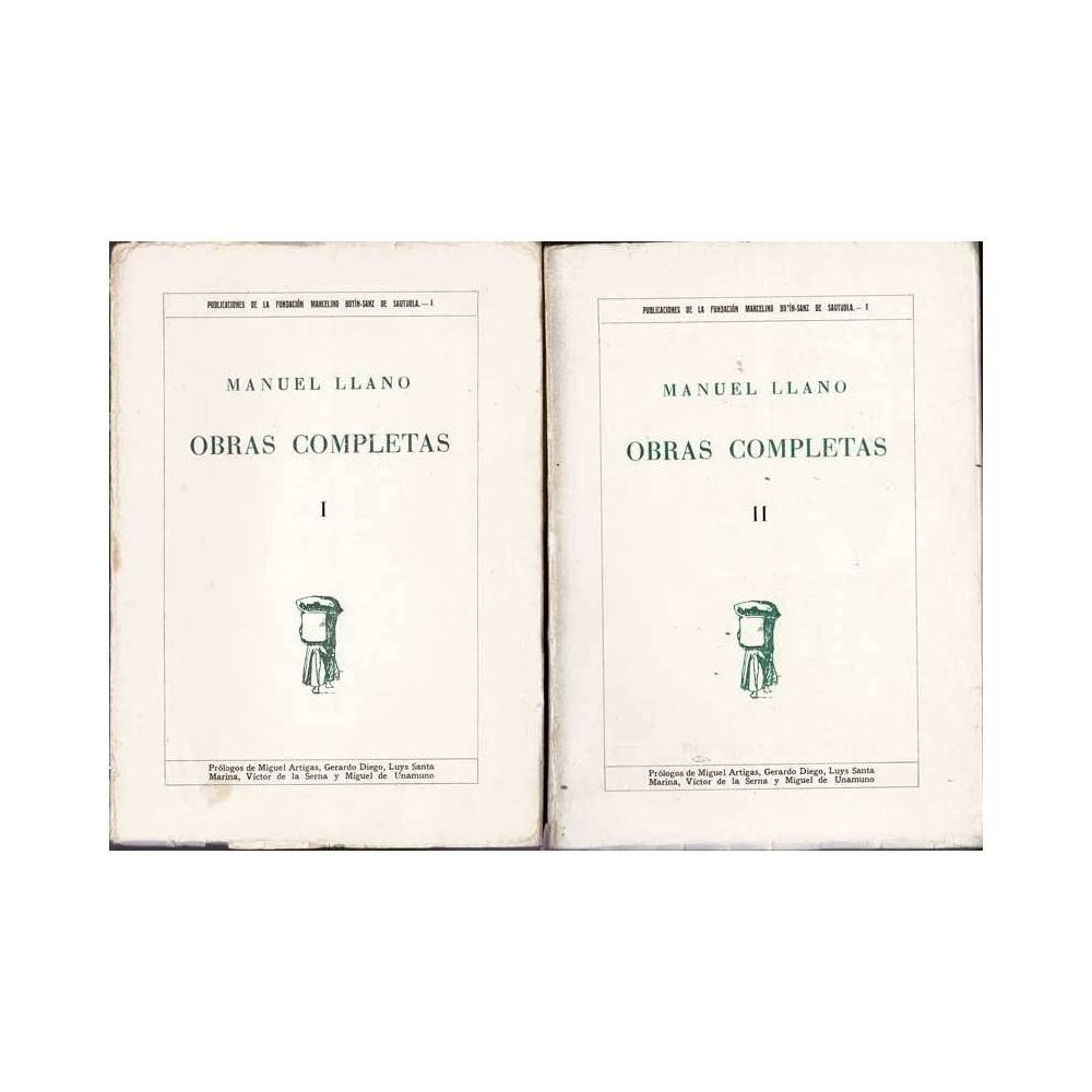 Obras Completas. 2 tomos - Manuel Llano