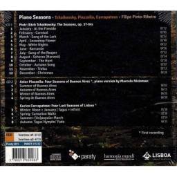 Filipe Pinto-Ribeiro, Tchaikovsky, Piazzolla, Carrapatoso - Piano Seasons. 2 x CD