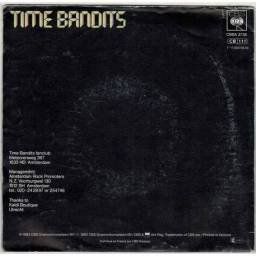 Time Bandits - I'm Only Shooting Love / Only Lovers Will Survive. Single Póster