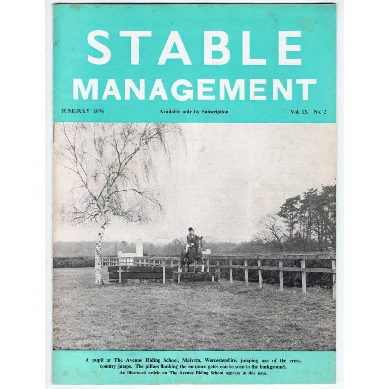 Stable Management June/July 1976. Vol. 13. No. 2