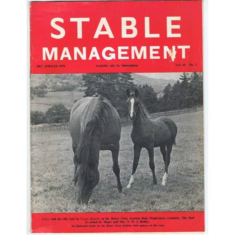 Stable Management Dec 1978/Jan 1979. Vol. 15. No. 5