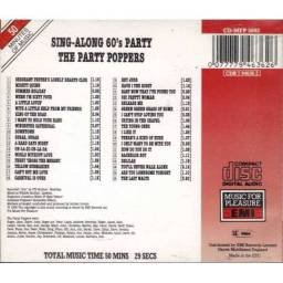 The Party Poppers - Singalong 60's Party. CD