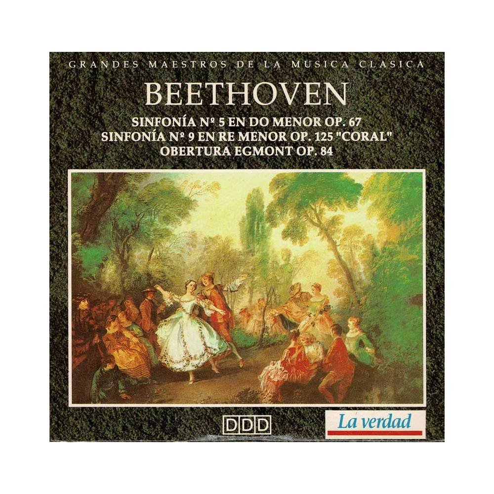 Beethoven - Sinfonía No. 5. Sinfonía No. 9. Obertura Egmont. CD