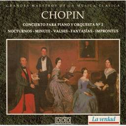 Chopin - Concierto para piano y orquesta No. 2. Nocturnos. Minute. Valses. Fantasías. Improntus. CD