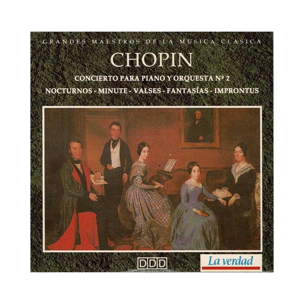 Chopin - Concierto para piano y orquesta No. 2. Nocturnos. Minute. Valses. Fantasías. Improntus. CD