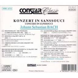 Johann Sebastian Bach - Konzert in Sanssouci. CD