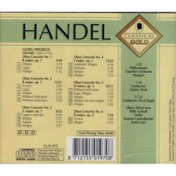 Handel - Oboe Concertos. CD