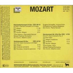 Mozart - Concertos. CD