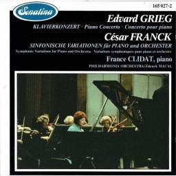 Edvard Grieg, César Franck - Klavierkonzert - Sinfonische Variationen Für Piano Und Orchester. CD