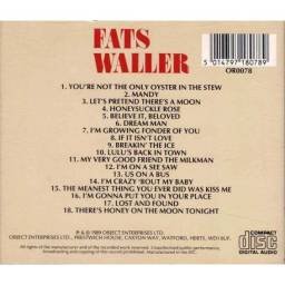 Fats Waller - Honeysuckle Rose. CD