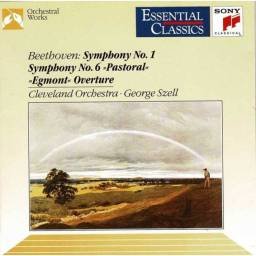 Beethoven, George Szell - Symphony No. 1, Symphony No. 6 Pastoral, Egmont Overture. CD