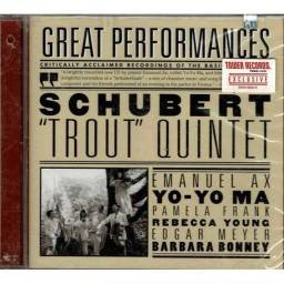 Schubert, E. Ax, Yo-Yo Ma, P. Frank, R. Young, E. Meyer, B. Bonney - Great Performances: Schubert Trout Quintet. CD