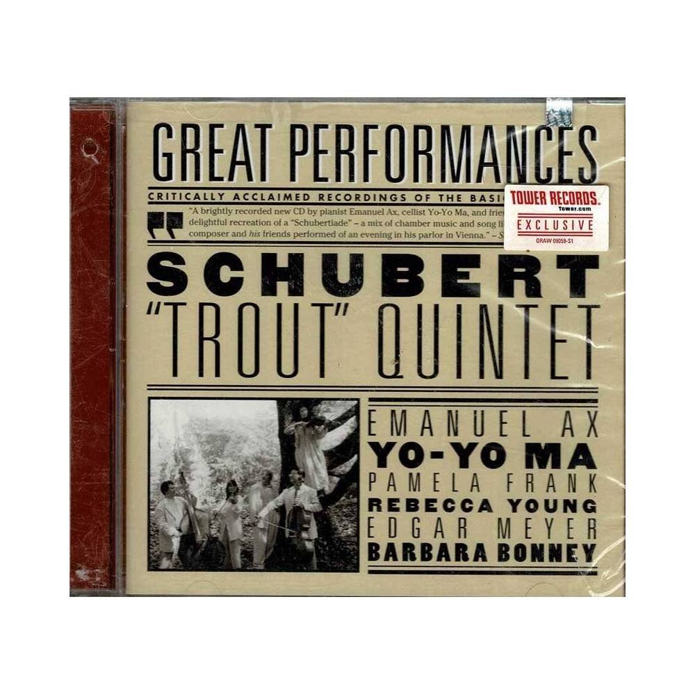 Schubert, E. Ax, Yo-Yo Ma, P. Frank, R. Young, E. Meyer, B. Bonney - Great Performances: Schubert Trout Quintet. CD