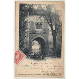 Postal Granada. Alhambra. Puerta del Vino. Colección Granadina No. 29