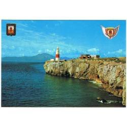 Postal Gibraltar, Europ Point and African Coast. Circulada 1985