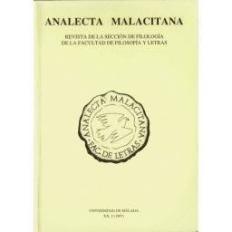 Analecta Malacitana XX, 2 (1997) - AA.VV.