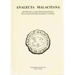 Analecta Malacitana XXXII, 1 (2009) - AA.VV.