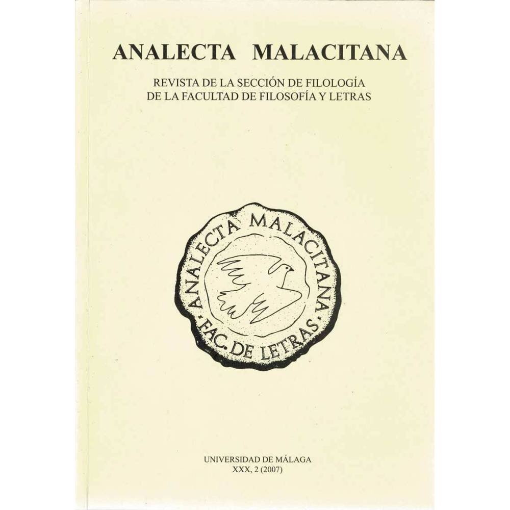 Analecta Malacitana XXX, 2 (2007) - AA.VV.