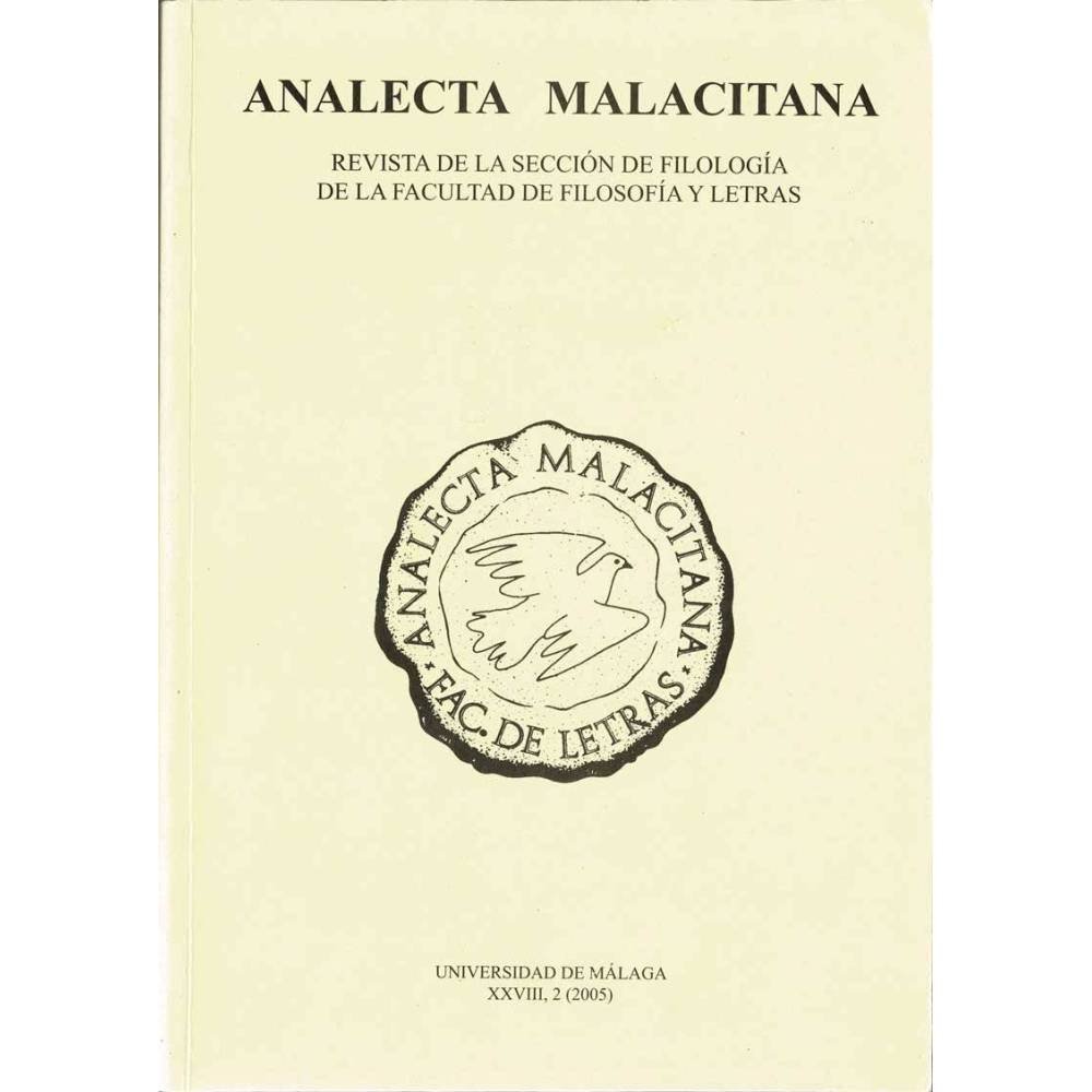 Analecta Malacitana XXVIII, 2 (2005) - AA.VV.