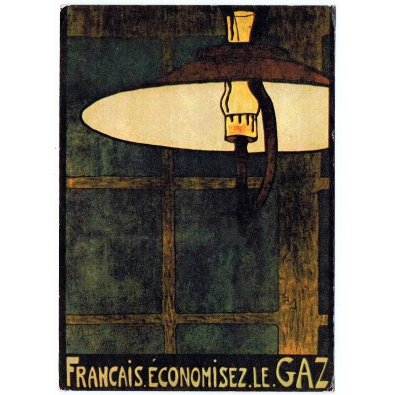 Postal Francais Economisez Le Gaz. Actualite Nº 4. Escrita y circulada 1986