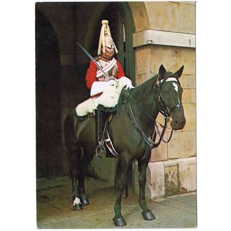 Postal London. A life Guard Whitehall