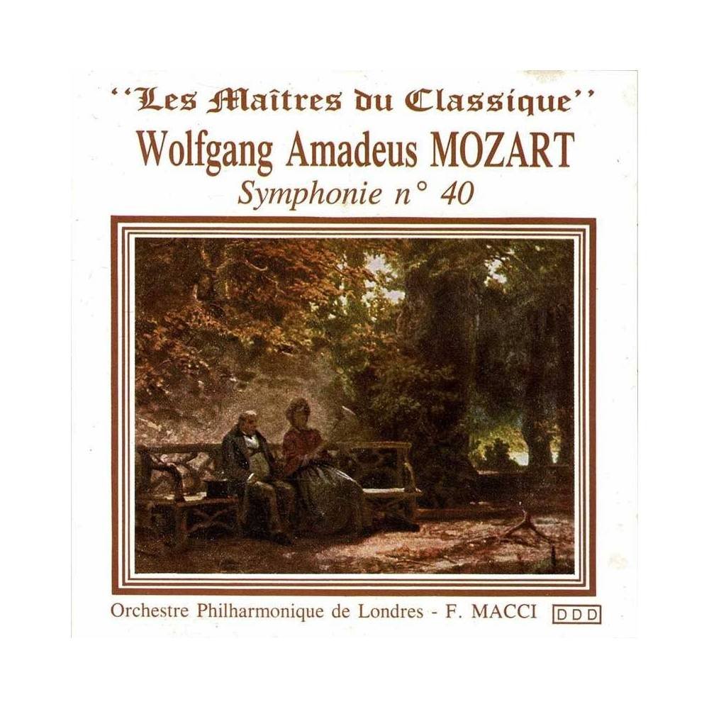 Wolfgang Amadeus Mozart, Orchestre Philharmonique de Londres, F. Macci - Symphonie Nr. 40. CD