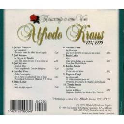 Alfredo Kraus - Homenaje a una Voz 1927-1999. CD