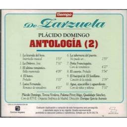 Plácido Domingo - Tiempo de Zarzuela. Antología 2. CD