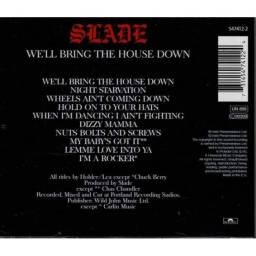 Slade - We'll Bring The House Down. CD