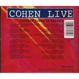 Leonard Cohen - Cohen Live - Leonard Cohen In Concert. CD