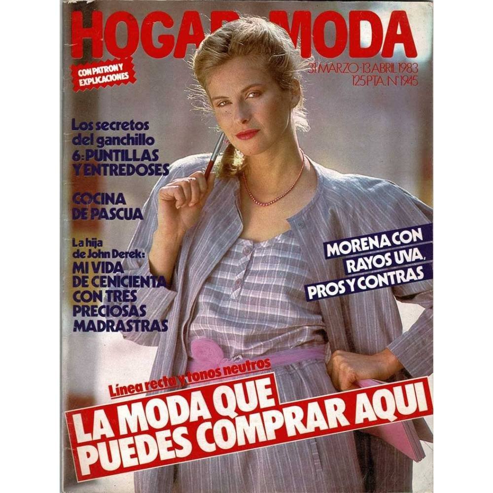 Revista Hogar y Moda No. 1945. Abril 1983 + Patrones